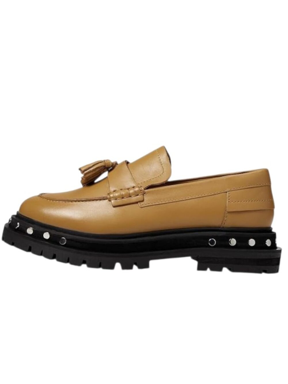 Free People Teagan Tassel Loafer, Caramel Cafe, US 9 - Picture 2 of 6